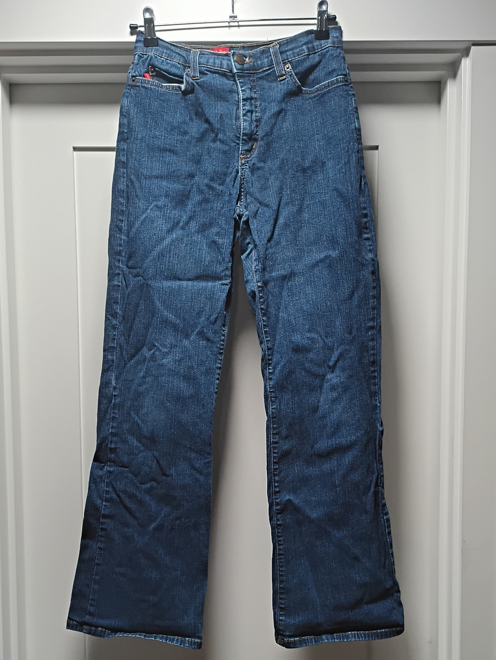 NYDJ Women's Dark Blue Wide Leg Jeans